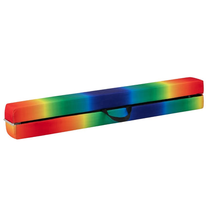 Klappbarer Turn-Schwebebalken, 210cm, Wildleder-Optik