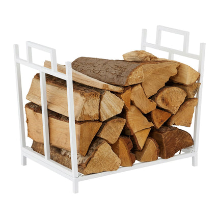 Foldable Metal Log Rack – Space-Saving Firewood Storage