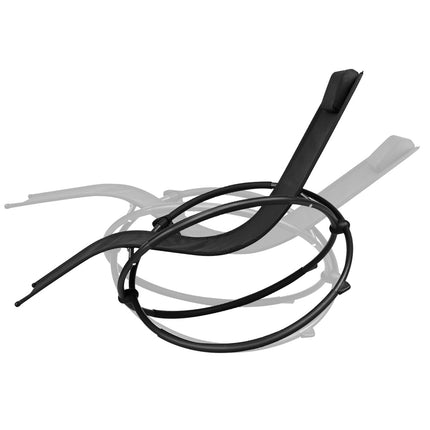 Faltbarer Outdoor-Schaukelstuhl, Becherhalter, 180 kg