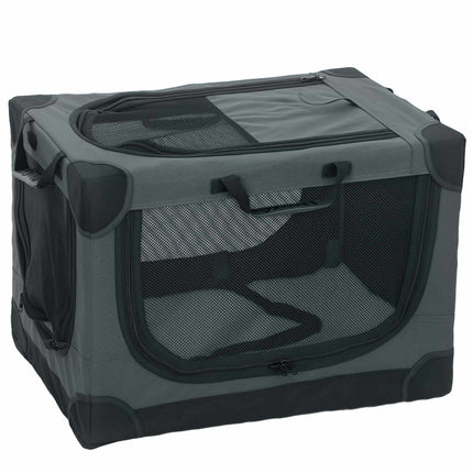 Faltbare Haustiertransportbox, 600D Oxford, 60x42x43 cm