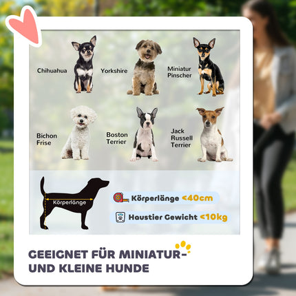 Collapsible Pet Stroller - Removable Bag, 4-Wheel Brakes