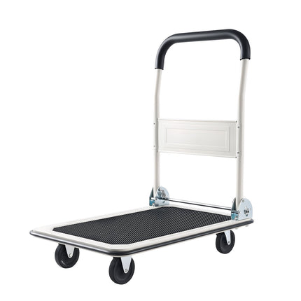 Foldable Platform Truck Cart, 330 lb, Swivel Wheels