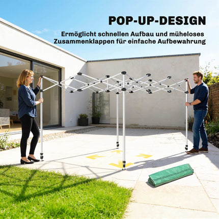 Foldable Pop-Up Greenhouse, 295x200x270 cm, UV-Protected