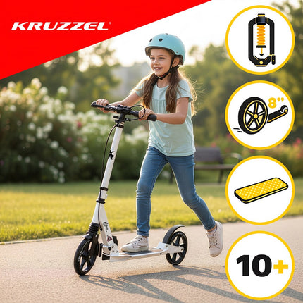 Faltbarer Scooter für Kinder und Erwachsene, 200mm Rollen, 100kg max.