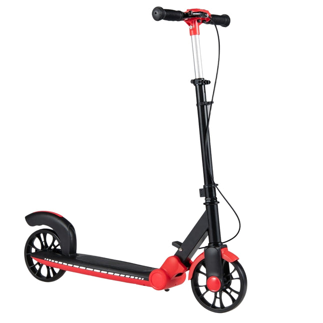 Faltbarer Roller mit LED-Rädern und verstellbarem Lenker