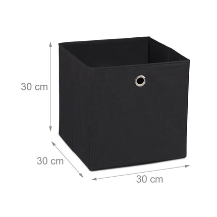 Faltbare Regal-Aufbewahrungskörbe – 4er-Set, Stoff-Organizer