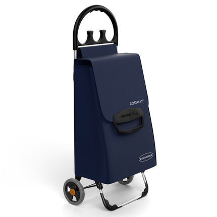 Faltbarer Einkaufstrolley, 70L Abnehmbare Tasche, Aluminium