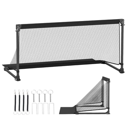 Foldable Soccer Goal 150x71x76cm Metal Frame PE Net