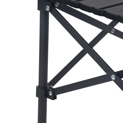 Foldable Steel Camping Table with Carry Bag