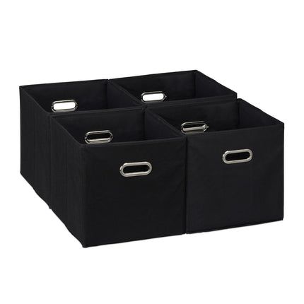 Foldable Storage Baskets – Set of 4, Organiser Boxes