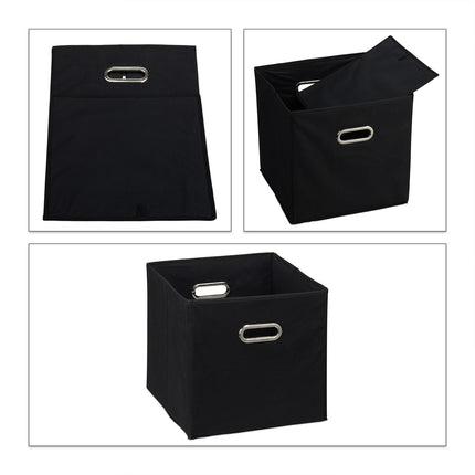 Foldable Storage Baskets – Set of 4, Organiser Boxes