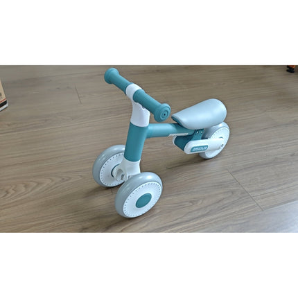 Foldable Toddler Balance Bike with Quiet EVA Wheels, 12–24 Months, Blue