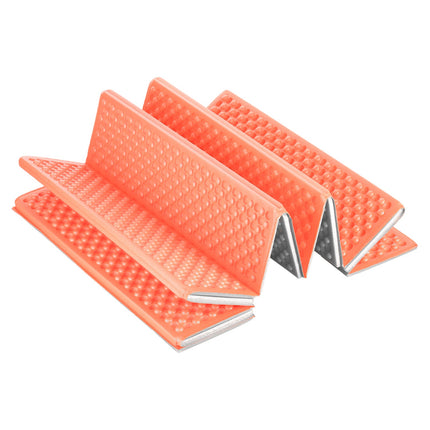 Faltbare Isomatte, Aluminium-Beschichtung, 195 cm, Orange