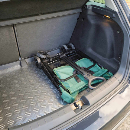 Foldable Tourist Wagon, 70L Capacity, Green
