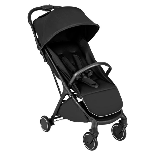 Faltbarer Reisebuggy mit Liegefunktion, Schwarz