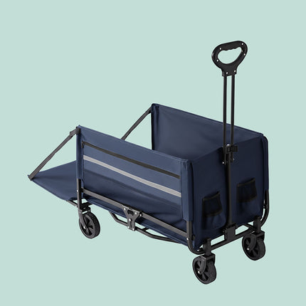 Foldable Wagon with Tailgate – Large Capacity, Waterproof