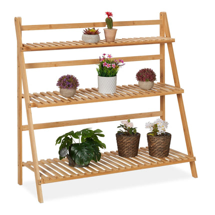 Foldable bamboo stand