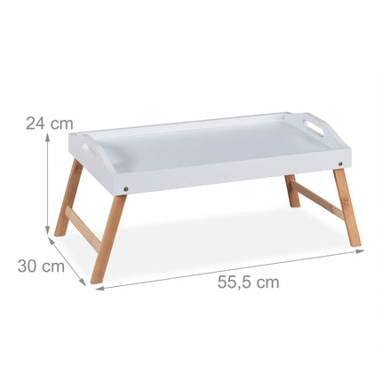 Plateau de lit pliable