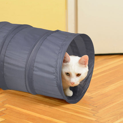 Foldable cat tunnel 4 exits
