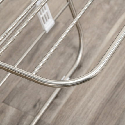 Wäscheständer klappbar, 3-lagig, Edelstahl, 138 cm