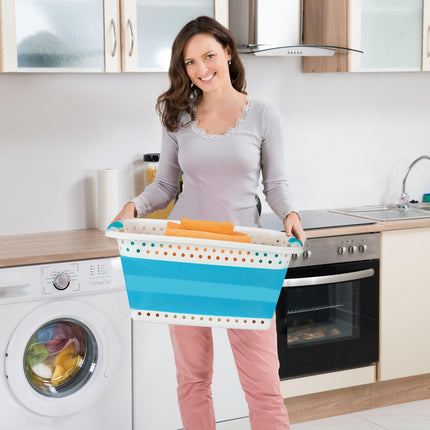 Foldable laundry basket