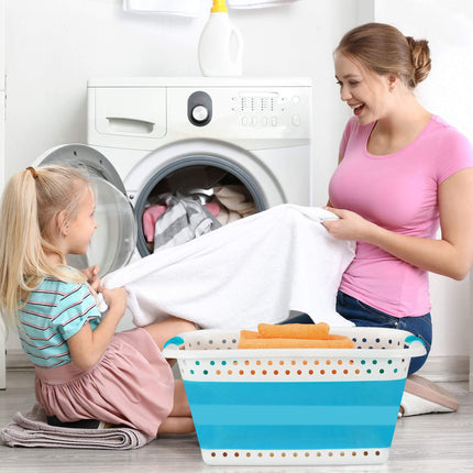 Foldable laundry basket
