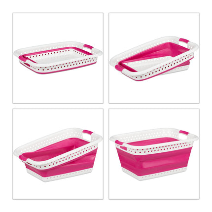 Foldable laundry basket
