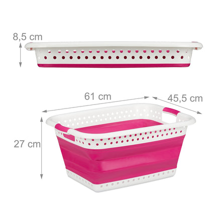 Foldable laundry basket