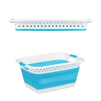 Foldable laundry basket