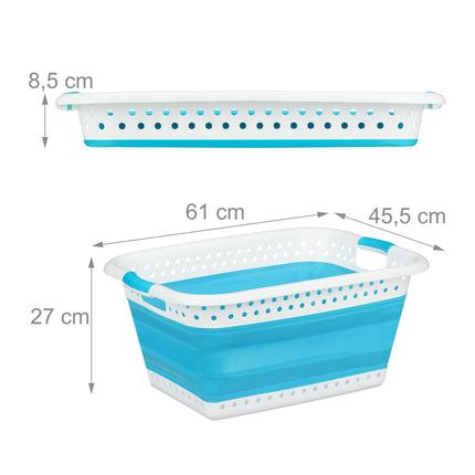Foldable laundry basket