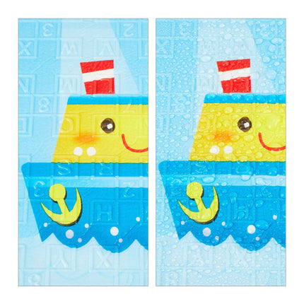 Foldable play mat safari motif
