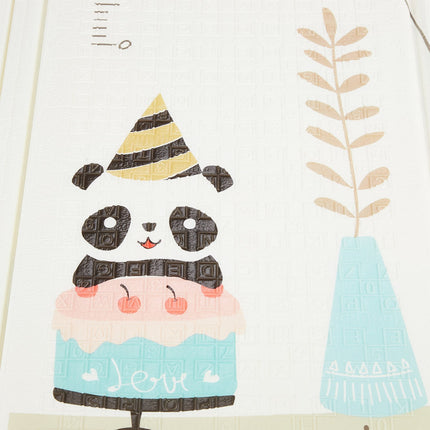 Faltbare Spielmatte mit Tiermotiven