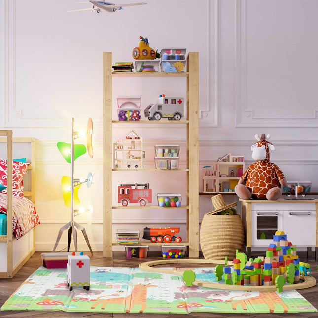 Faltbare Spielmatte mit Tiermotiven