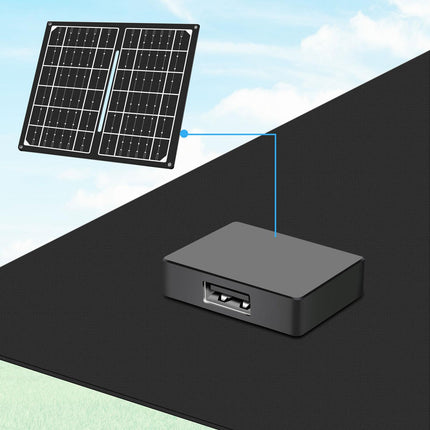 Skládací solární panel s USB nabíječkou 1 x USB-A 7W