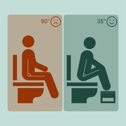 Faltbarer Toilettenhocker aus Bambus