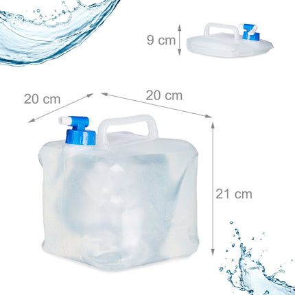 Foldable water can, 4-pack
