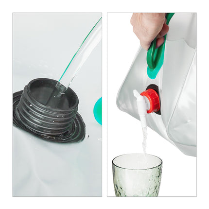 Foldable water container with 3 pieces 20 l