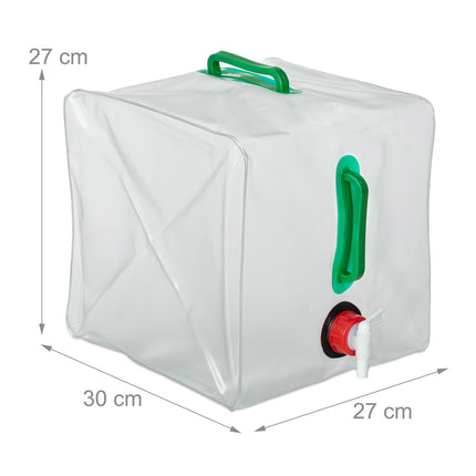 Foldable water container with 3 pieces 20 l