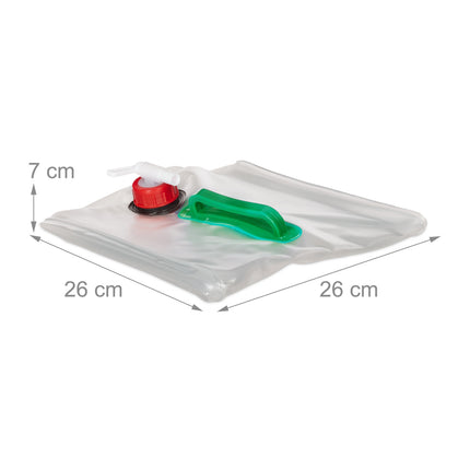 Foldable water container with 3 pieces 20 l