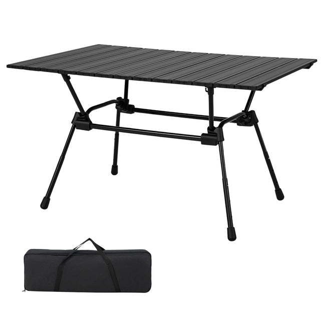 Klappbarer Aluminium Campingtisch – Höhenverstellbar, Tragetasche