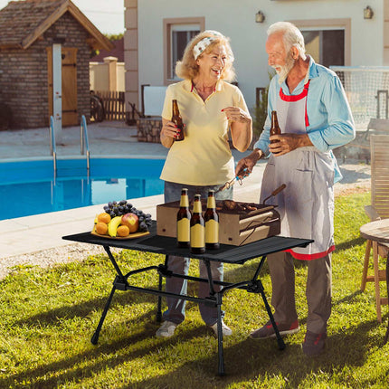 Klappbarer Aluminium Campingtisch – Höhenverstellbar, Tragetasche
