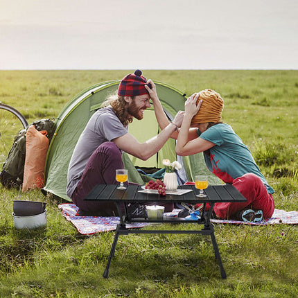 Klappbarer Aluminium Campingtisch – Höhenverstellbar, Tragetasche