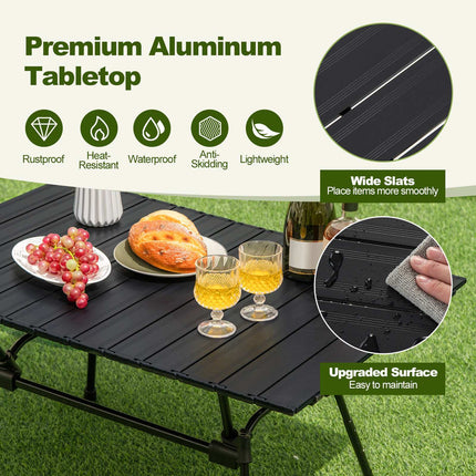Klappbarer Aluminium Campingtisch – Höhenverstellbar, Tragetasche