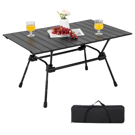 Klappbarer Aluminium Campingtisch – Höhenverstellbar, Tragetasche