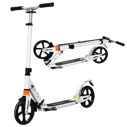 Folding Aluminum Kick Scooter, Adjustable Height, 8-Inch Wheels