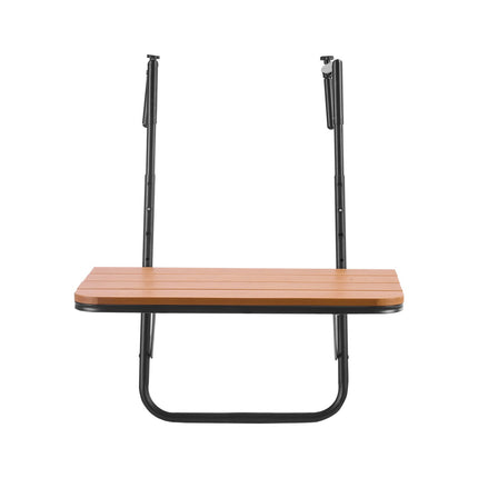 Folding Balcony Railing Table – Adjustable, Fits 1–8.27 in
