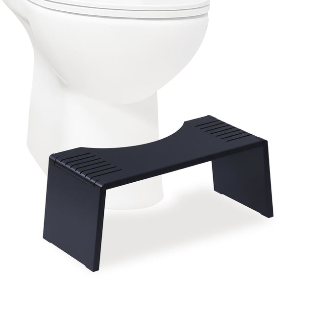 Faltbarer Toilettenhocker aus Bambus – Rutschfest, Platzsparend