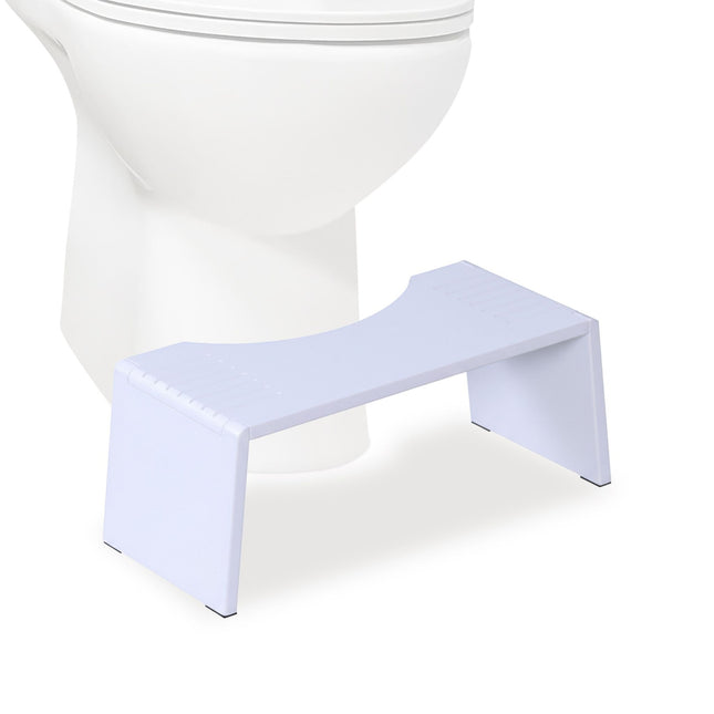 Faltbarer Toilettenhocker aus Bambus – rutschfest, platzsparend