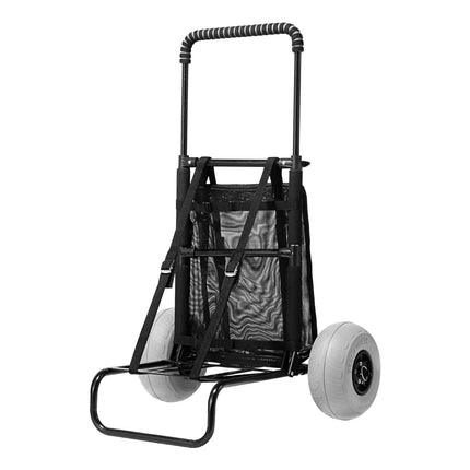 Folding Beach Dolly Cart, 9in Balloon Wheels, 165 lb