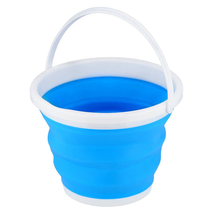Falteimer, Blau, 10 Liter Fassungsvermögen